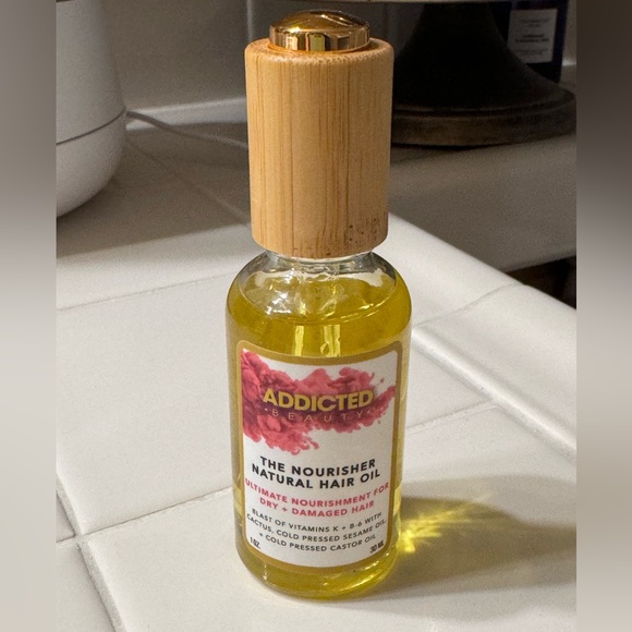 NEW❣️Addicted Beauty The Nourisher Natural Hair Oil - Picture 2 of 3